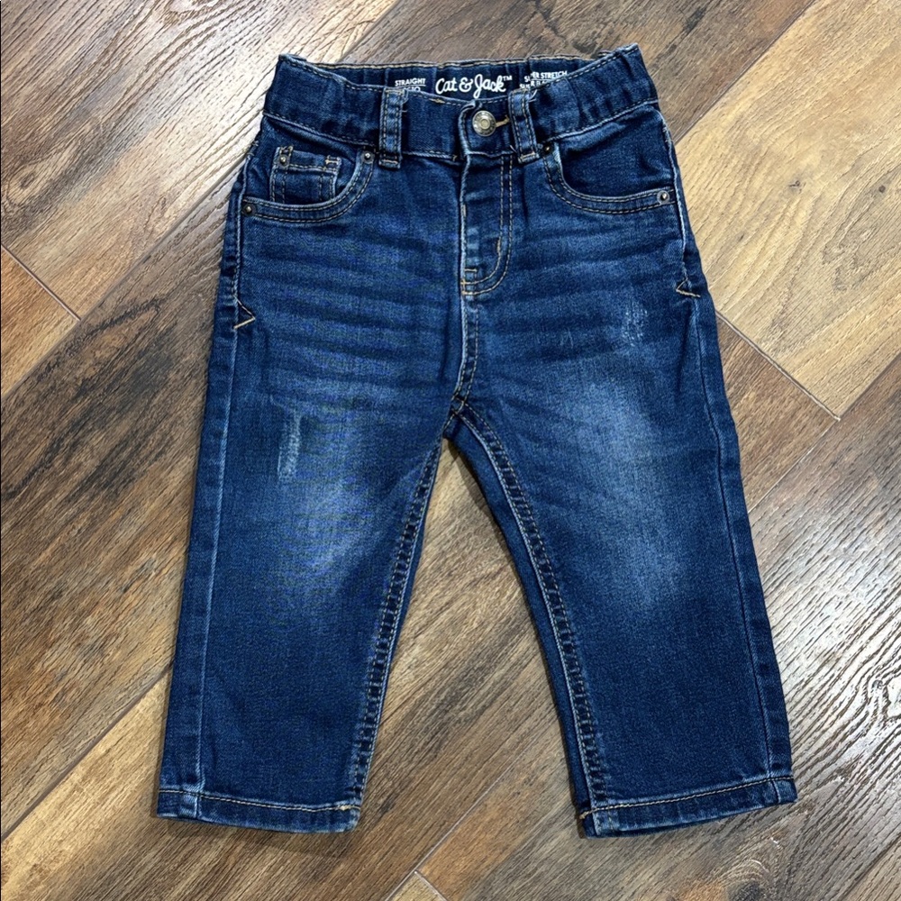 Cat & Jack Dark Wash Jeans- Infant Boy’s Sz 18 months